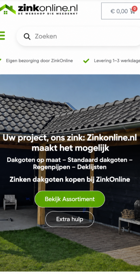 Zinkonline.nl Ontwikkeld door Eno Design