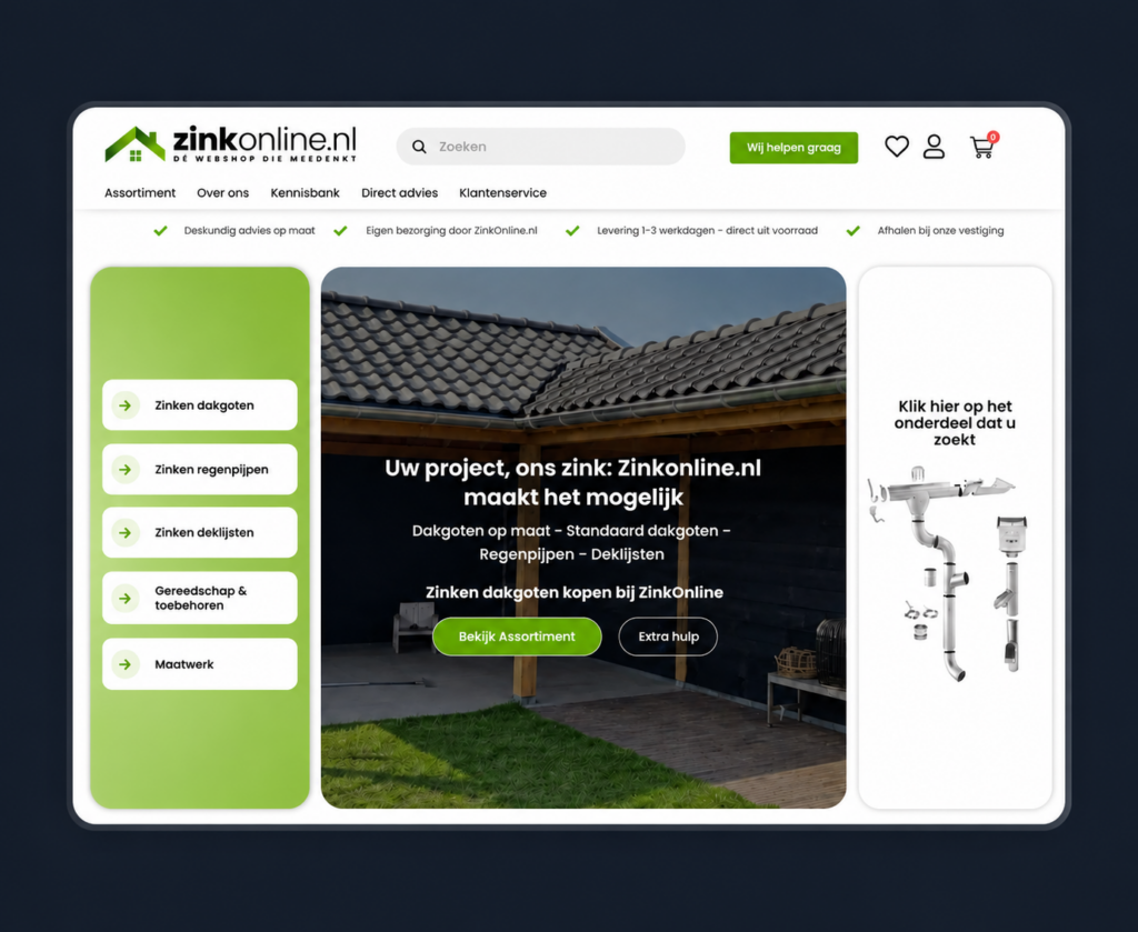 Webshop is ontwikkeld door Eno Design in Apeldoorn. Deze webshop is van alles voorzien!